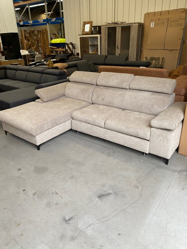 Macon slaapbank / zetelbed beige