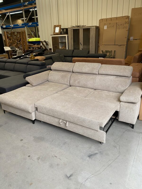 Macon slaapbank / zetelbed beige - Afbeelding 3