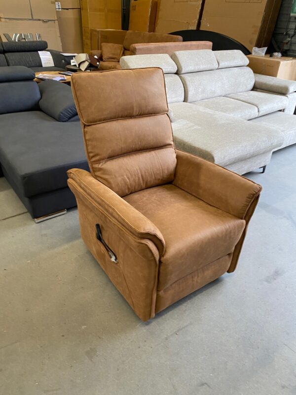 Mandelieu relaxfauteuil twee kleuren met sta-op functie - Afbeelding 2
