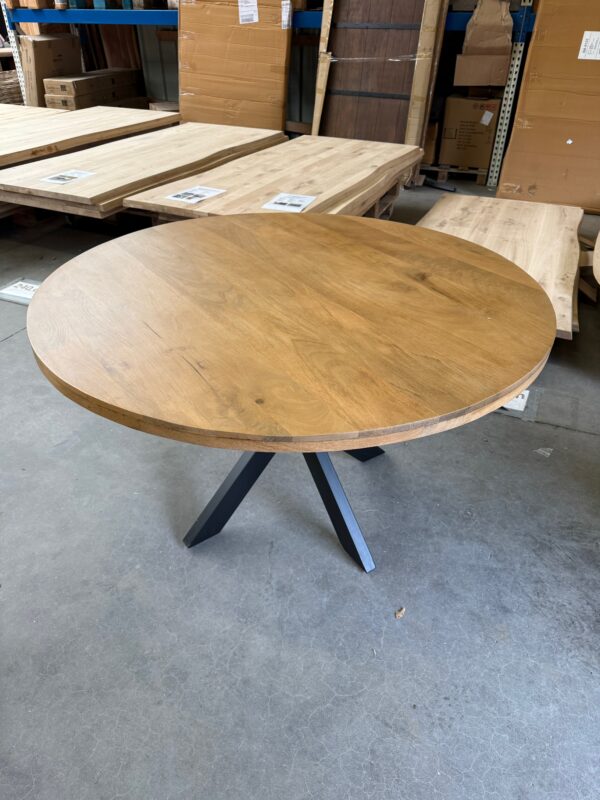 Eettafel rond, mangohout