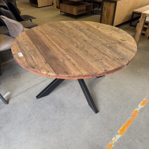 Eettafel recycled teakhout