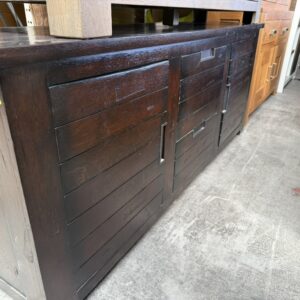 Dressoir massief eikenhout, koloniaal