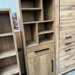 Malaga bergkast, kleur old teak
