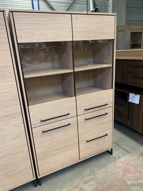 Tuscia vitrine, kleur blonde oak - Afbeelding 2