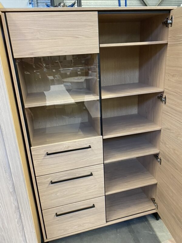 Tuscia vitrine, kleur blonde oak - Afbeelding 6