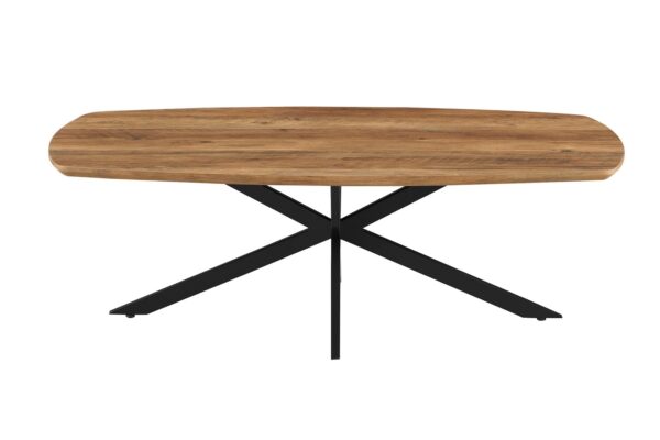Aziz salontafel Deens ovaal, kleur mango - Afbeelding 7