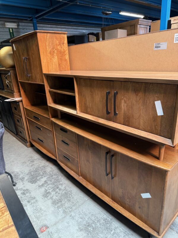 Elias tv-dressoir, mangohout, Livingfurn - Afbeelding 2