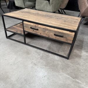 Salontafel recycled teakhout