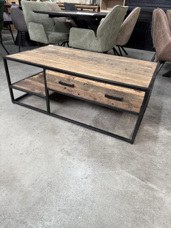 Salontafel recycled teakhout
