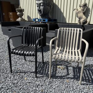 Tuinstoel met armleuning, twee kleuren