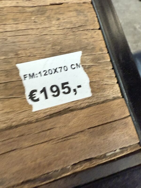 Salontafel recycled teakhout - Afbeelding 3