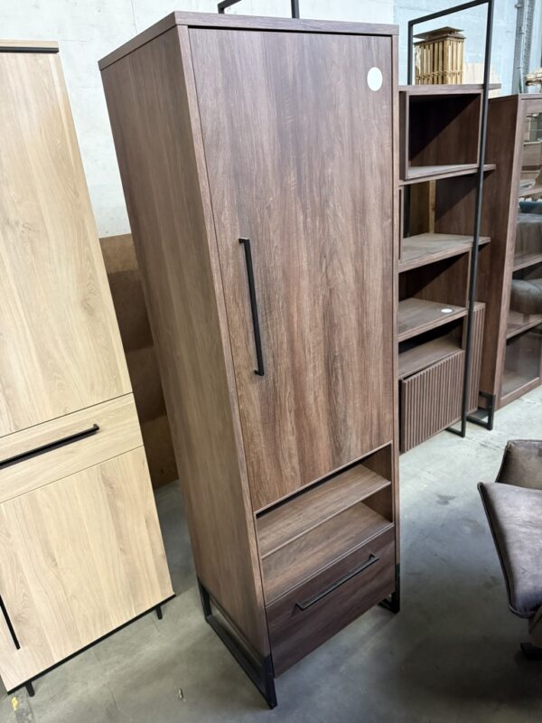 Sparta bergkast smal, dark almond