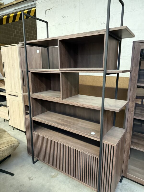 Sparta boekenkast, dark almond