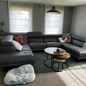 Stuart, hoeksalon U-vorm, dubbele relax