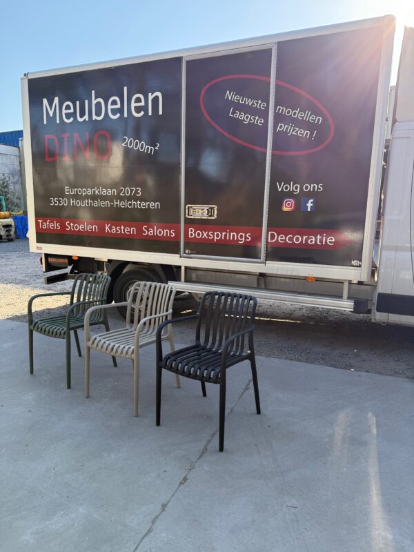 Tuinstoel met armleuning, drie kleuren - Afbeelding 8