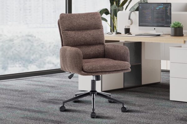 Aimé bureaustoel, kleur bruin