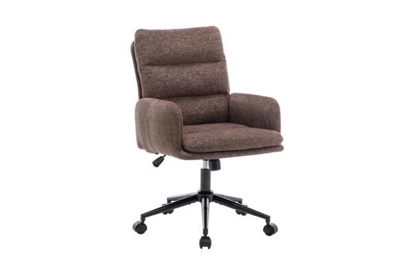 Aimé bureaustoel, kleur bruin - Afbeelding 4