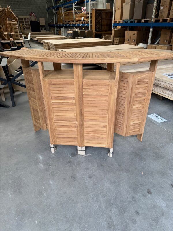Barmeubel modern, teakhout - Afbeelding 2