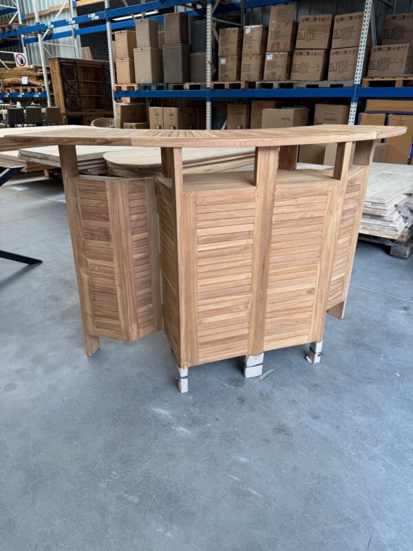 Barmeubel modern, teakhout - Afbeelding 3