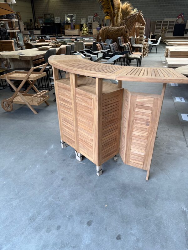 Barmeubel modern, teakhout - Afbeelding 4