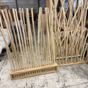 Roomdivider / paravaan met takken