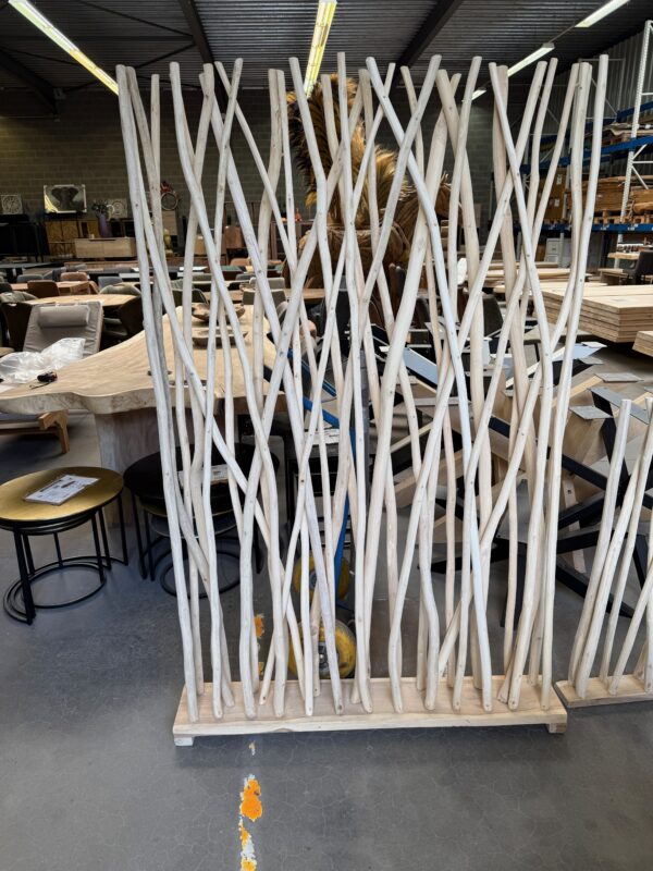 Roomdivider / paravaan met takken - Afbeelding 2