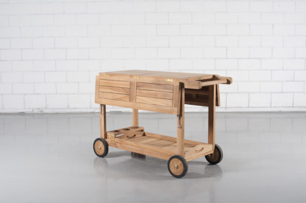 Trolley rochester, teakhout - Afbeelding 2