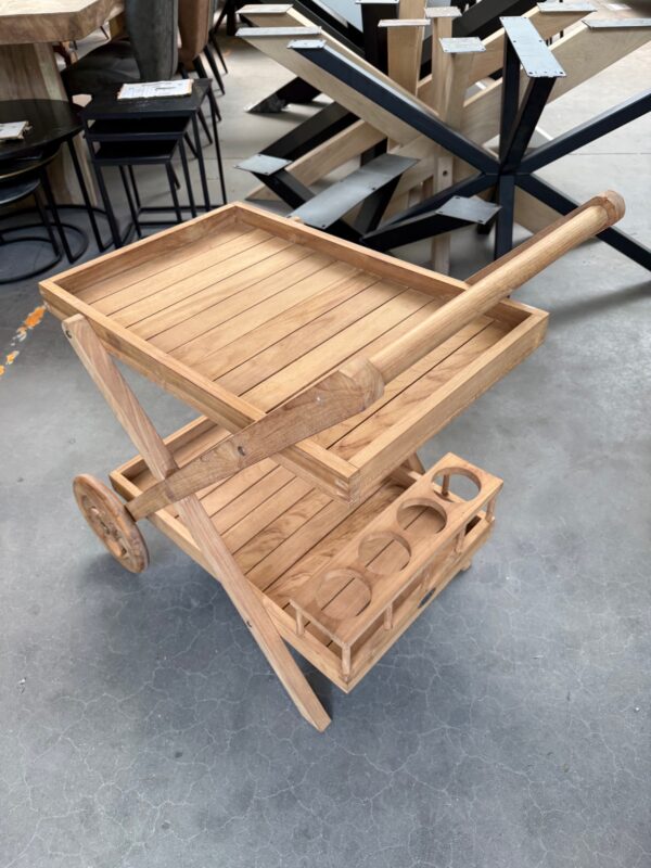 Trolley classic, teakhout - Afbeelding 5
