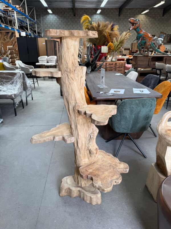 Boomsculptuur teakhout
