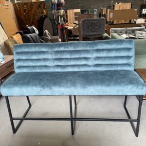 Eetkamerbank voor bartafel, velvet