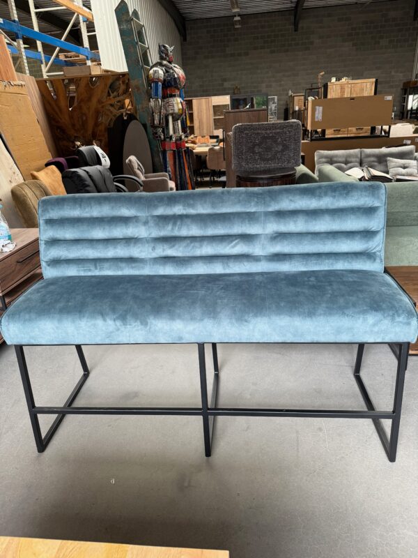 Eetkamerbank voor bartafel, velvet