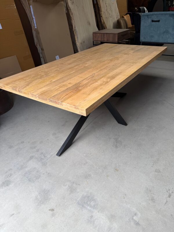 Eettafel mangohout - Afbeelding 4