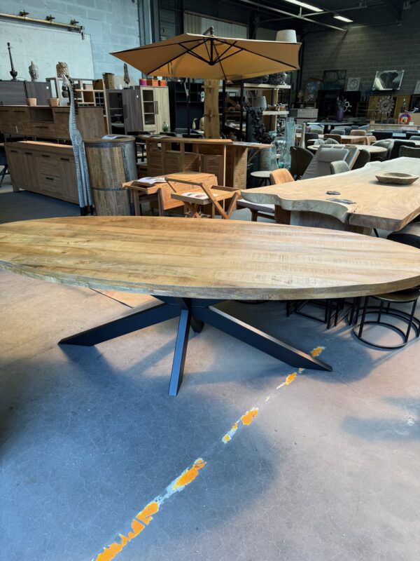 Eettafel ellips, mangohout - Afbeelding 4