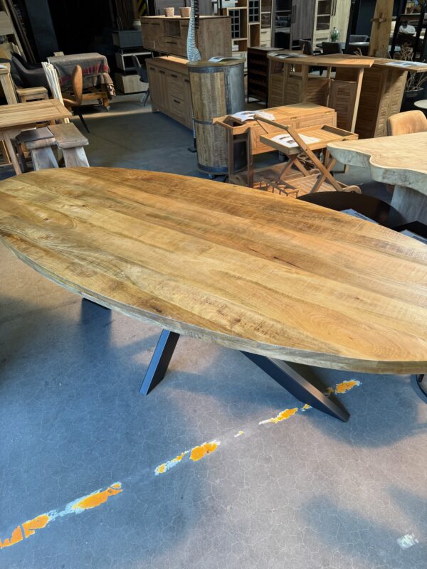Eettafel ellips, mangohout - Afbeelding 2