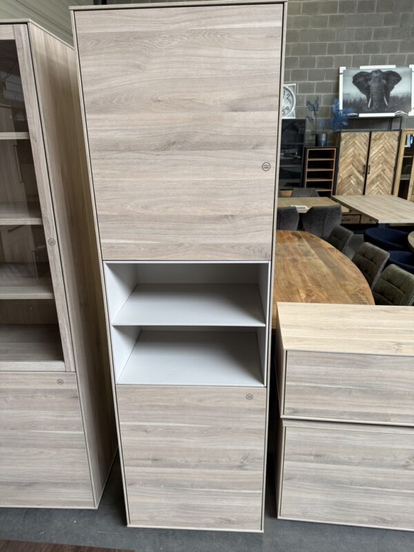 Elegance bergkast smal, fresh oak 