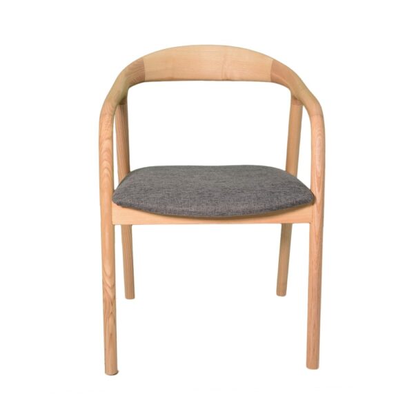 Didier armstoel hout, antraciet kussen - Afbeelding 7