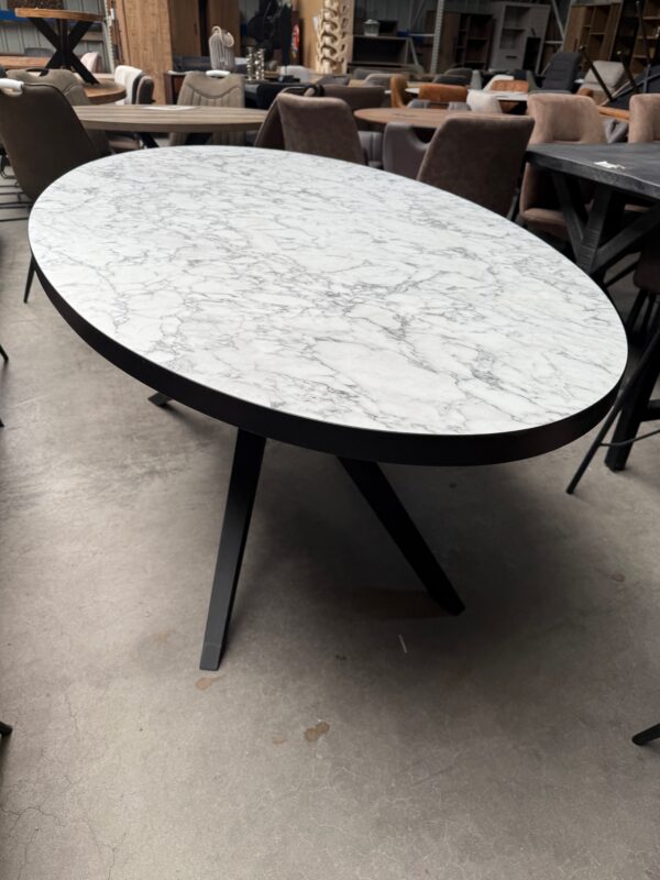 Sky eettafel, kleur marble bianco - Afbeelding 6