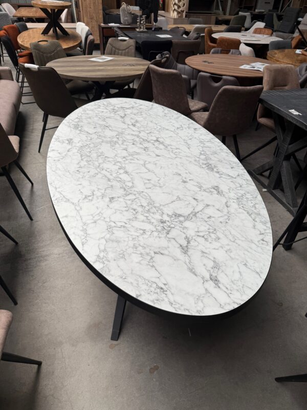 Sky eettafel, kleur marble bianco - Afbeelding 5