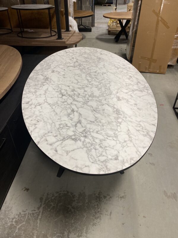 Sky eettafel, kleur marble bianco - Afbeelding 4