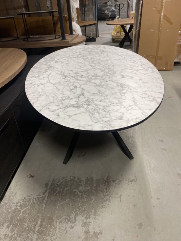 Sky eettafel, kleur marble bianco - Afbeelding 3
