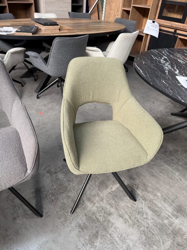 Vita armstoel bouclé, met returnfunctie - Afbeelding 2