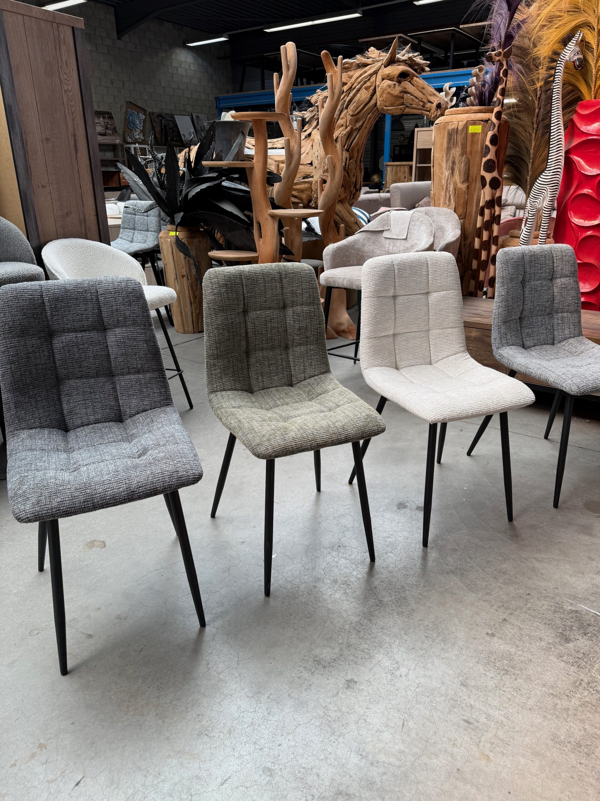 Javea eetkamerstoel, vier kleuren - Afbeelding 9