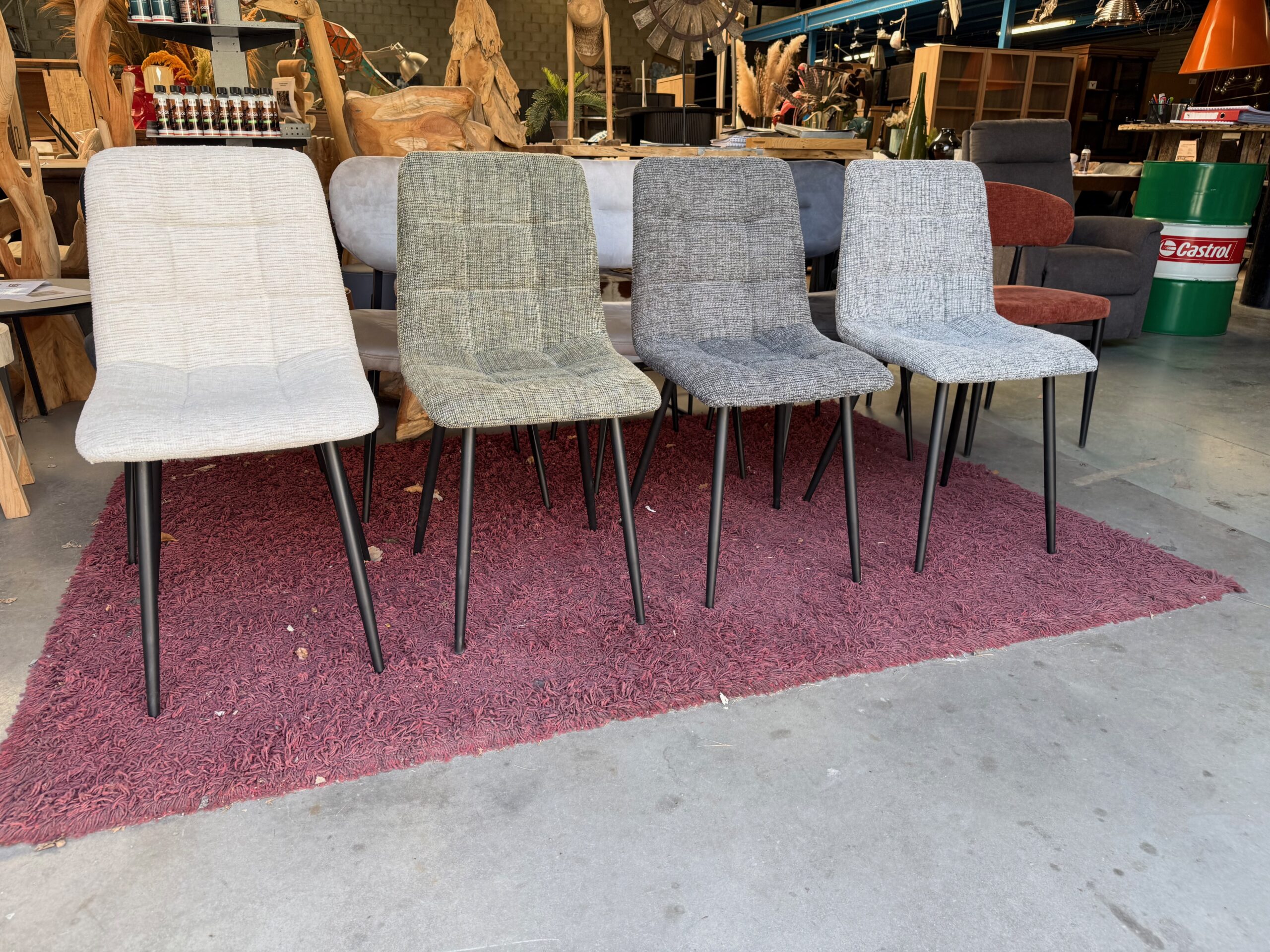 Javea eetkamerstoel, vier kleuren - Afbeelding 4