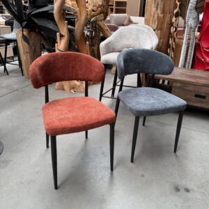 Sam eetkamerstoel, roest / antraciet stof