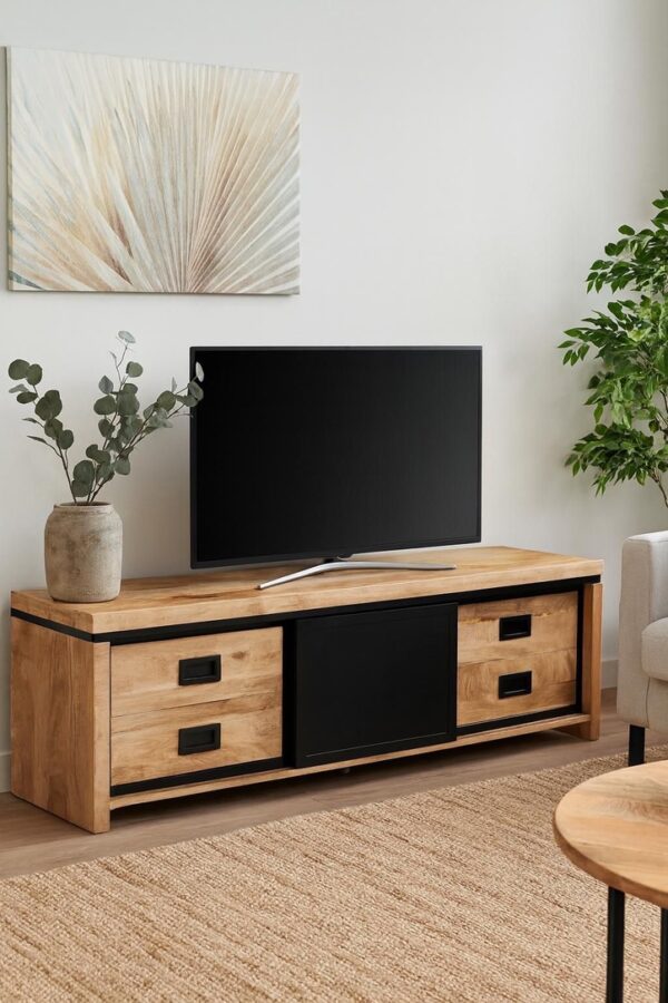 Novelle tv-dressoir, mangohout