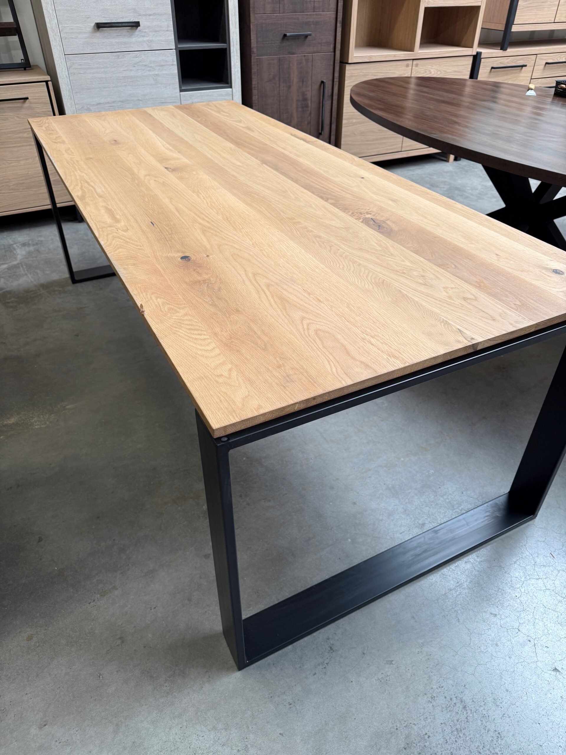 Eettafel massief eik - Afbeelding 4