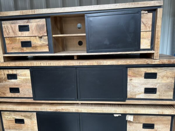 Novelle tv-dressoir, mangohout - Afbeelding 4