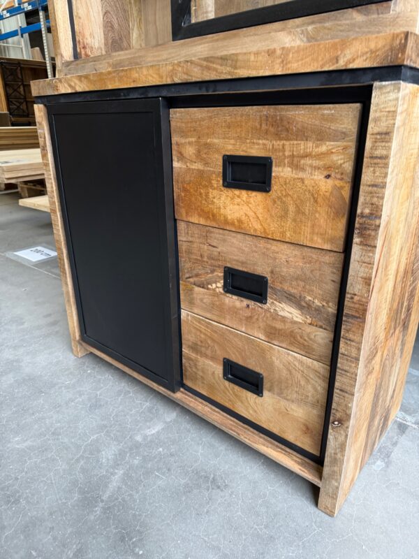 Novelle vitrine, mangohout - Afbeelding 3