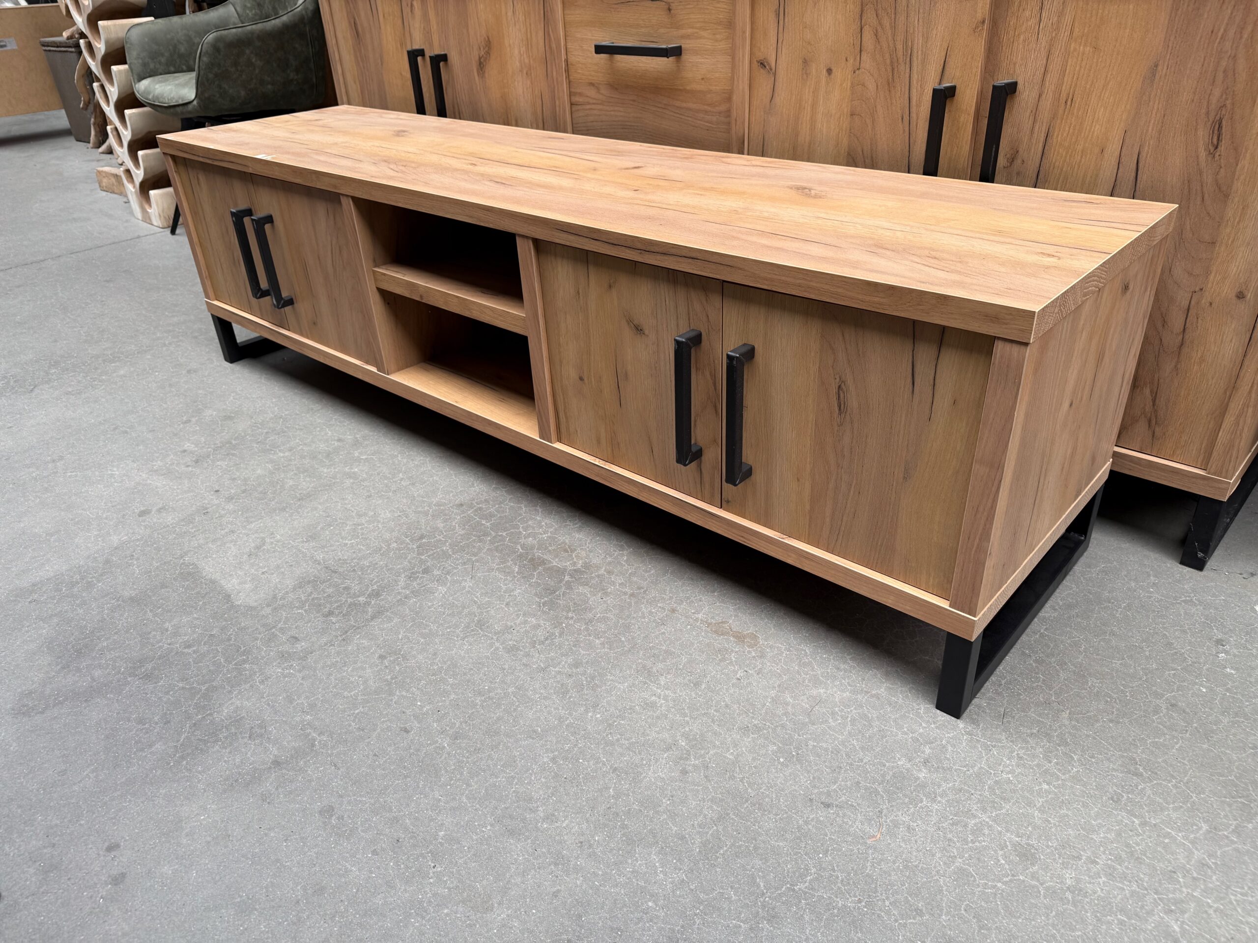 Ronda tv-dressoir, kleur wild oak - Afbeelding 5