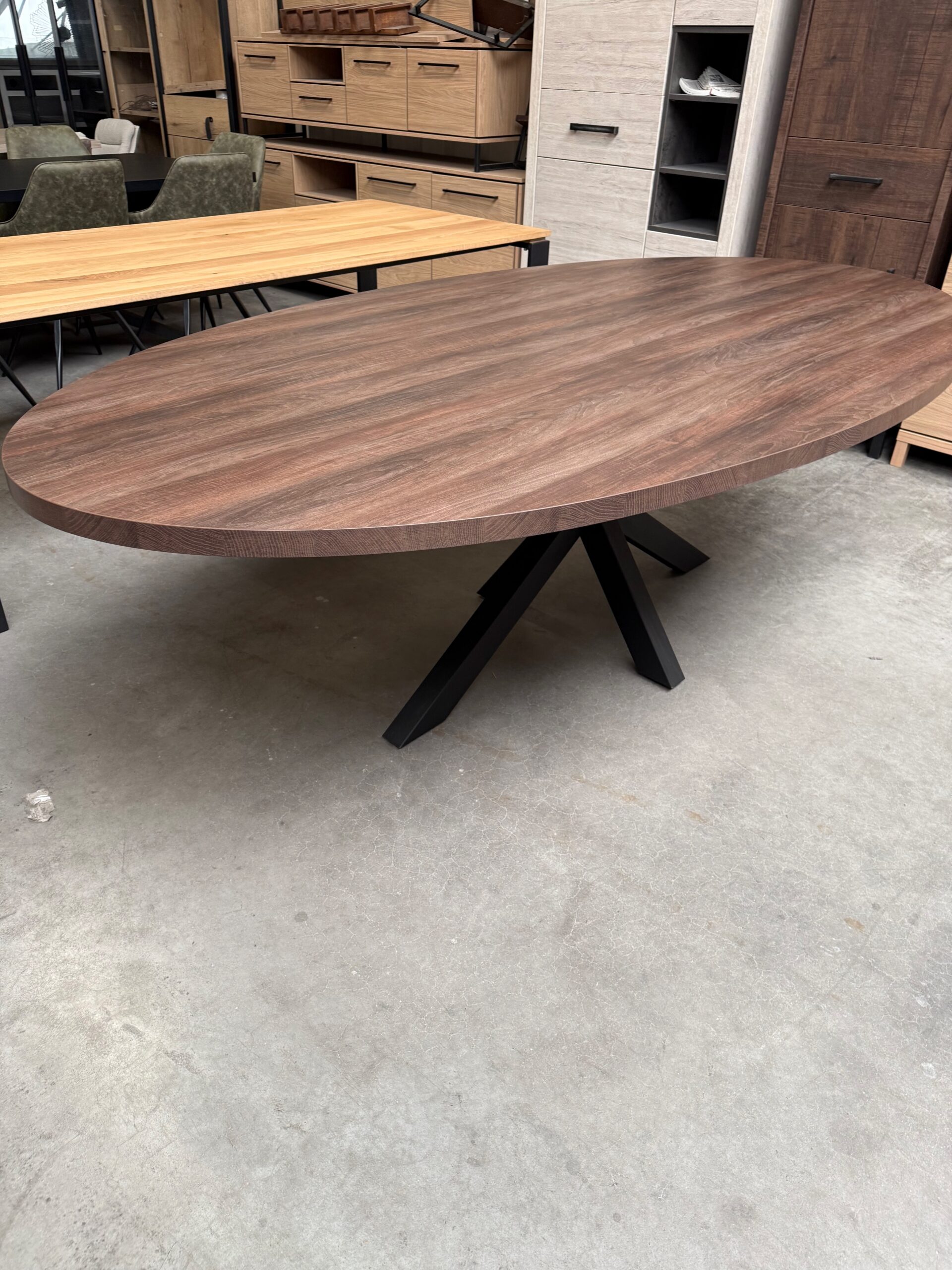 Scarlet eettafel, dark almond, Maxfurn3
